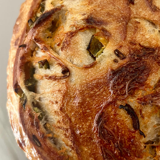 Jalapeno Cheddar Sourdough Loaves